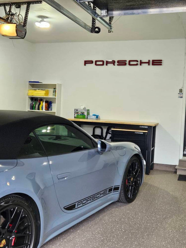 PORSCHE Dealership style Letter Wall Sign XXL
