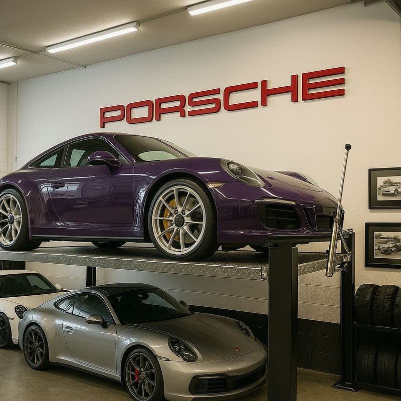 PORSCHE Dealership style Letter Wall Sign XXL