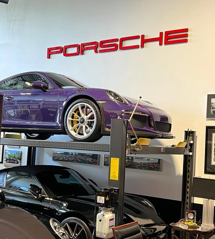 PORSCHE Dealership style Letter Wall Sign XXL