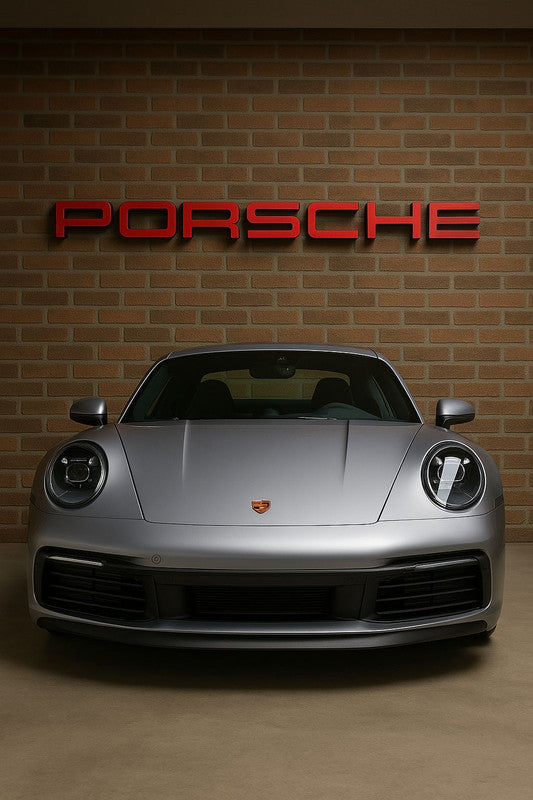 PORSCHE Dealership style Letter Wall Sign XXL
