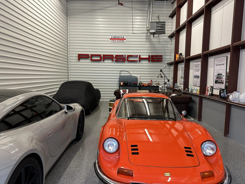 PORSCHE Dealership style Letter Wall Sign XXL