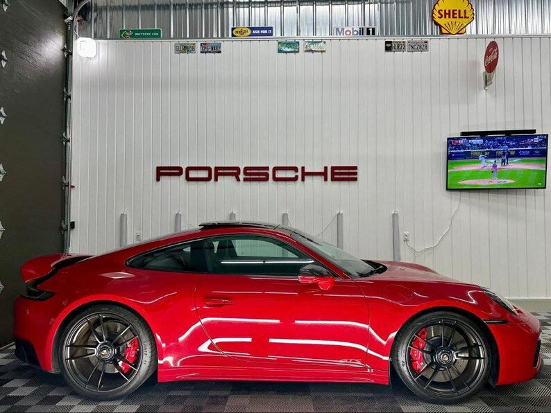 PORSCHE Dealership style Letter Wall Sign XXL