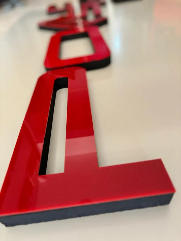 PORSCHE Dealership style Letter Wall Sign XXL
