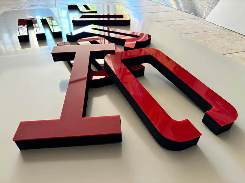 PORSCHE Dealership style Letter Wall Sign XXL