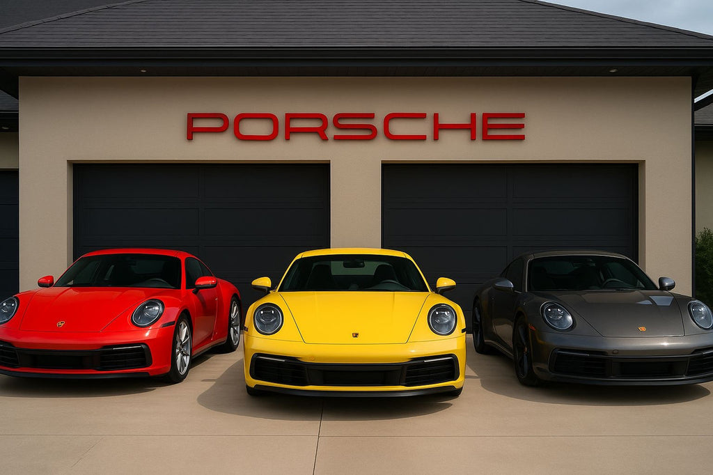 PORSCHE Dealership style Letter Wall Sign XXL