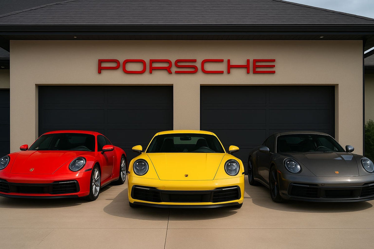 PORSCHE Dealership style Letter Wall Sign XXL